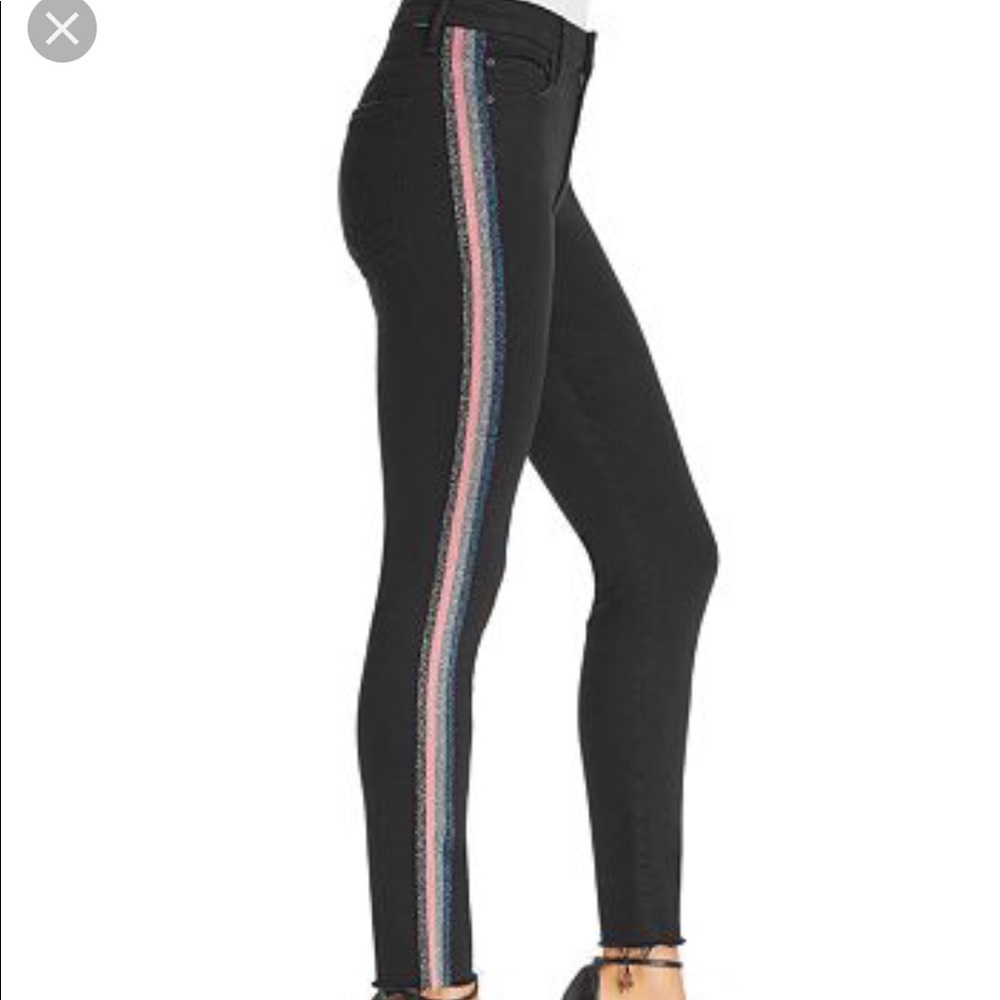 NWT - Mother HW Looker Ankle Fray Jeans